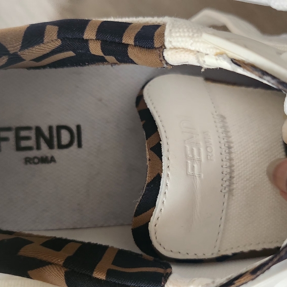 Authentic Fendi Force Sneakers FF Logo - Picture 11 of 13